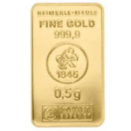 0,5 gram goudbaar LBMA 3