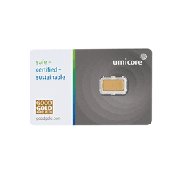 1 gram goudbaar Umicore 2