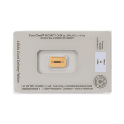 1 gram goudbaar C.Hafner 1