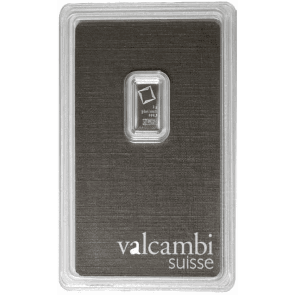 1 gram platinabaar LBMA