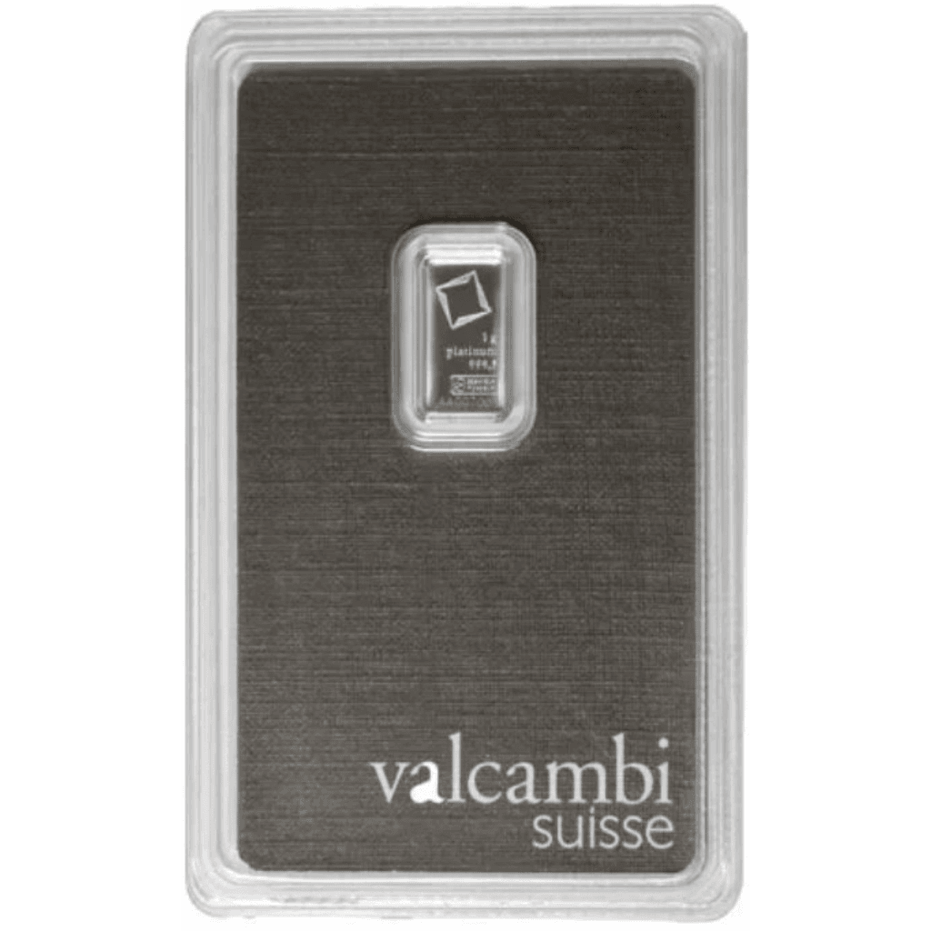 1 gram platinabaar LBMA