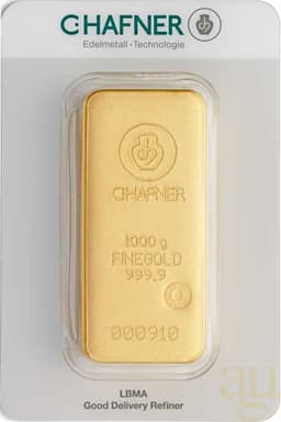 1 kilo goudbaar C.Hafner 1