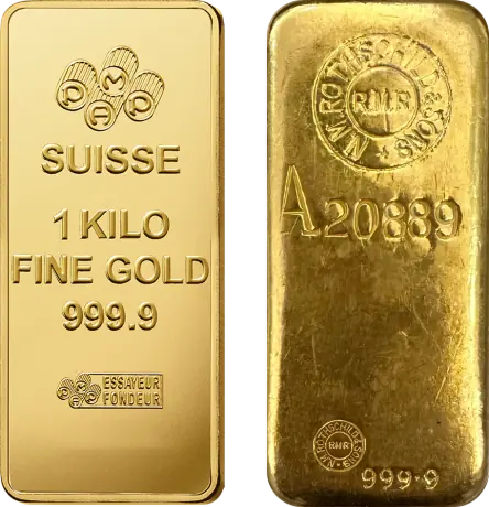 1 kilo goudbaar LBMA