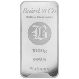 1 kilo platinabaar LBMA 3