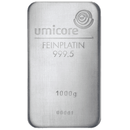 1 kilo platinabaar LBMA 2