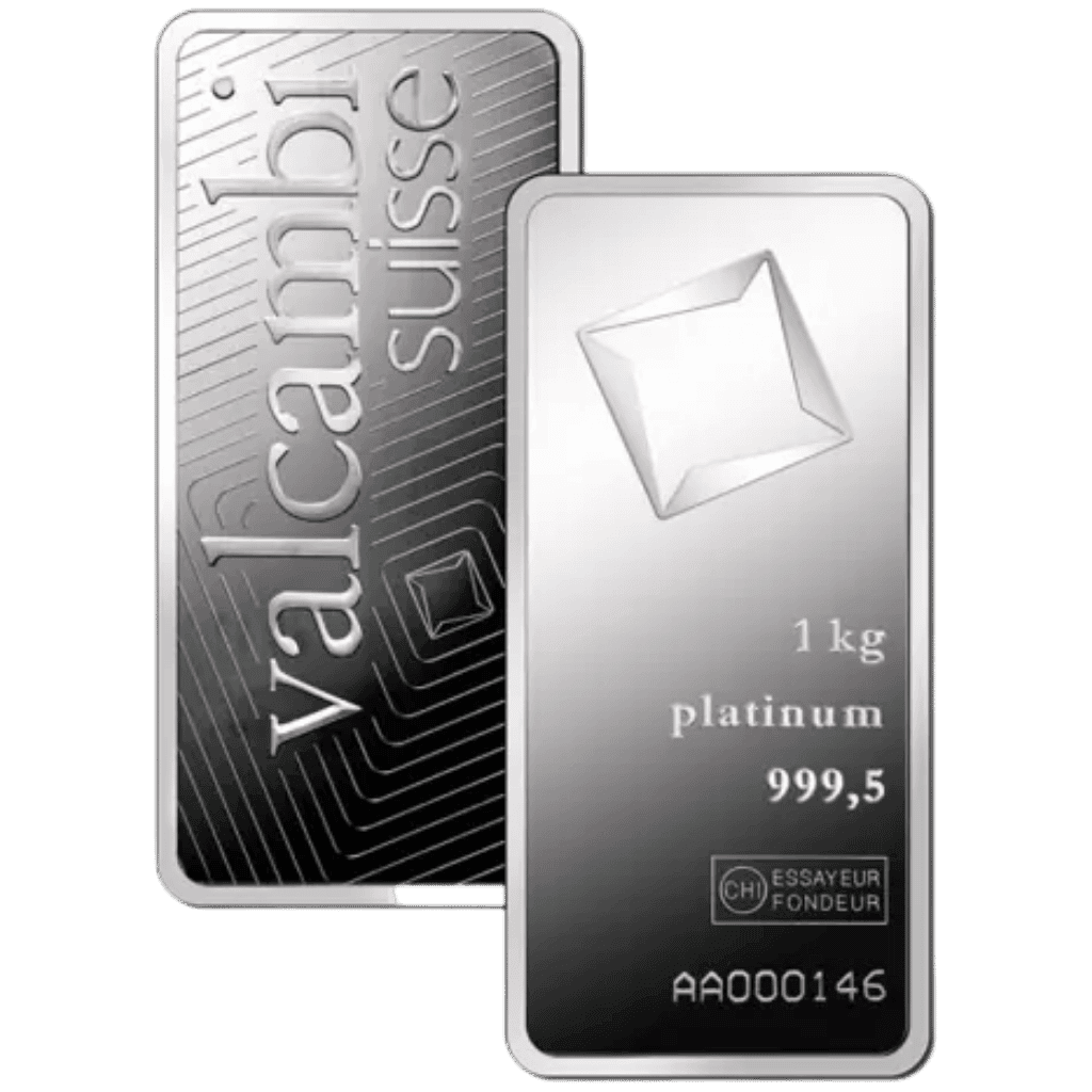 1 kilo platinabaar LBMA