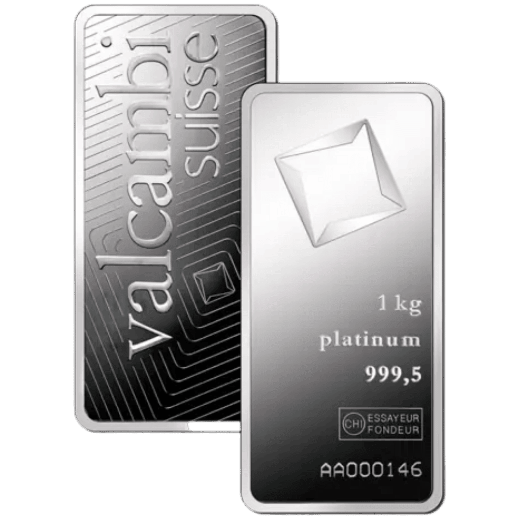 1 kilo platinabaar LBMA