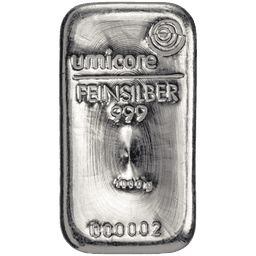 1 kilo zilverbaar Umicore 1