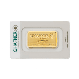 1 troy ounce goudbaar C.Hafner 2