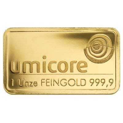 1 troy ounce goudbaar LBMA