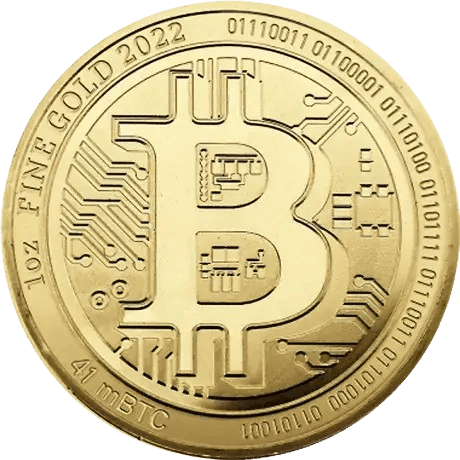 Bitcoin goud 1 troy ounce
