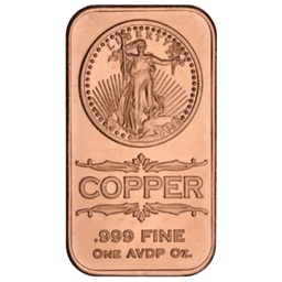 1 troy ounce koperbaar divers 2