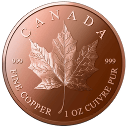 1 troy ounce koperen munt divers 2