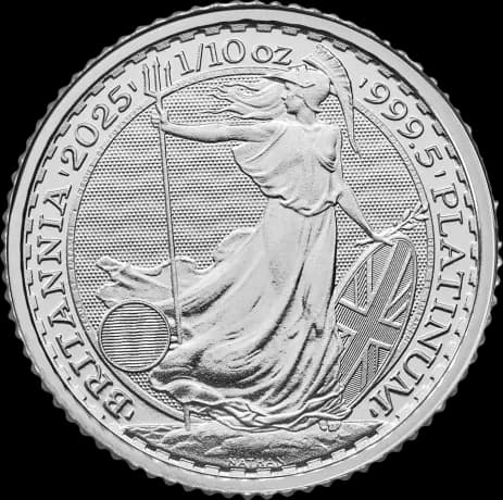 1/10 troy ounce platina munt LBMA