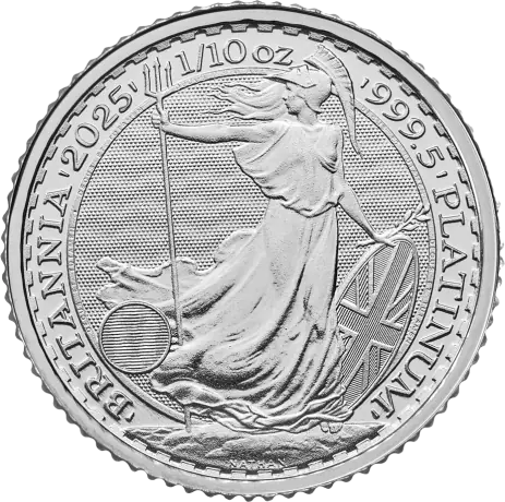 1/10 troy ounce platina munt LBMA