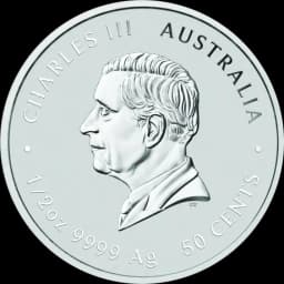 1/2 troy ounce munt zilver LBMA 1