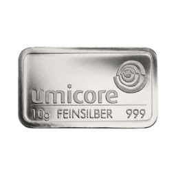 10 gram zilverbaar LBMA 1
