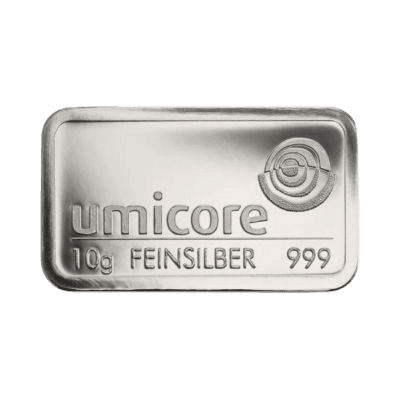10 gram zilverbaar LBMA