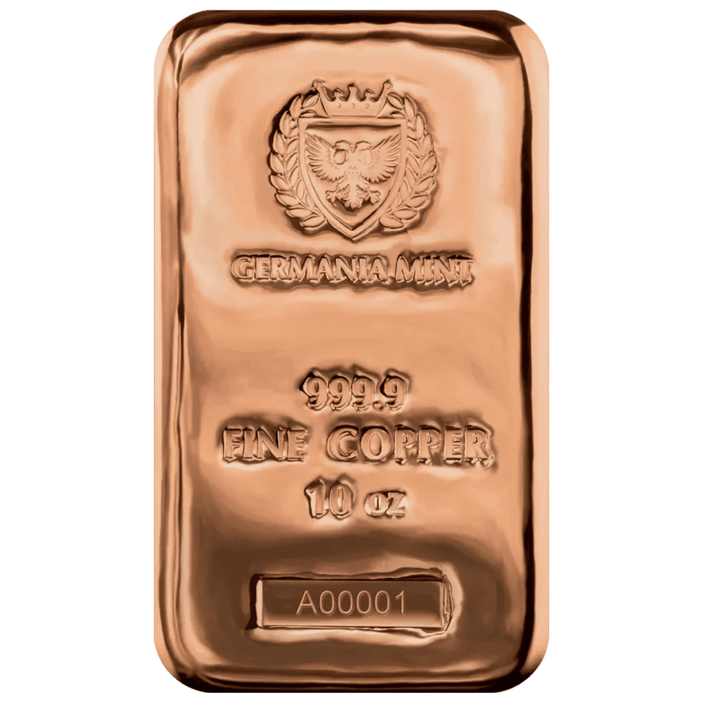 10 troy ounce koperbaar divers