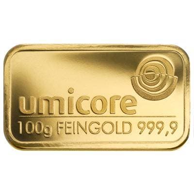 100 gram goudbaar LBMA