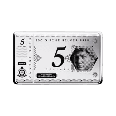 100 gram munt zilver LBMA