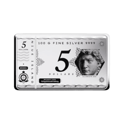 100 gram munt zilver LBMA