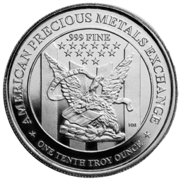 1/10 troy ounce palladium munt LBMA 1