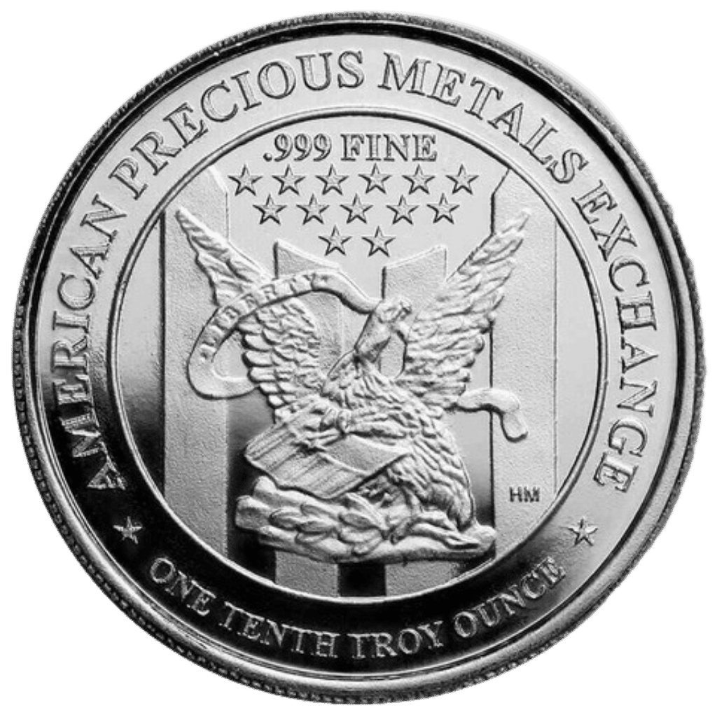 1/10 troy ounce palladium munt LBMA