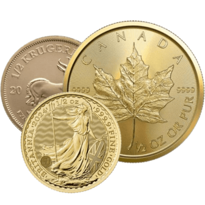 Diverse 1/2 troy ounce gouden munt