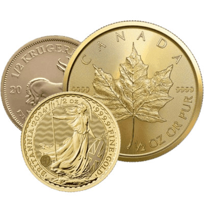 Diverse 1/2 troy ounce gouden munt