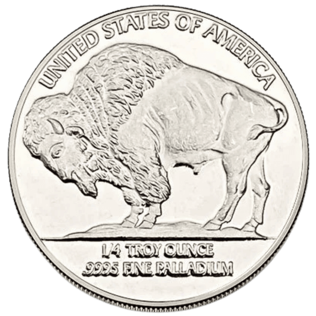 1/4 troy ounce palladium munt LBMA