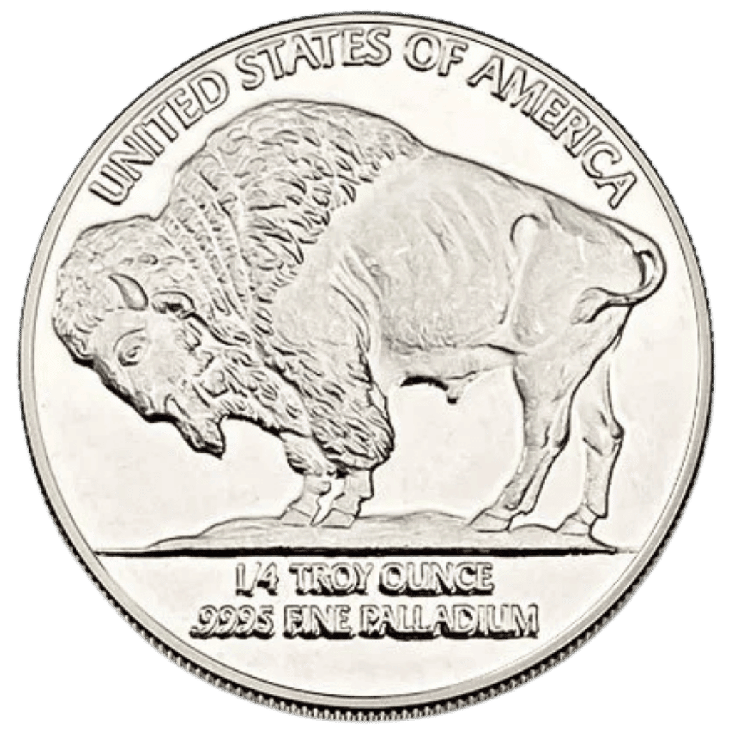 1/4 troy ounce palladium munt LBMA