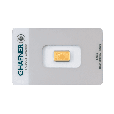 2 gram goudbaar C.Hafner