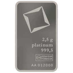 2,5 gram palladiumbaar LBMA 3