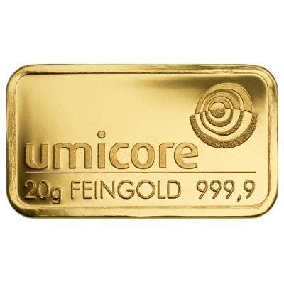 20 gram goudbaar LBMA
