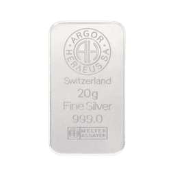 20 gram zilverbaar LBMA 1