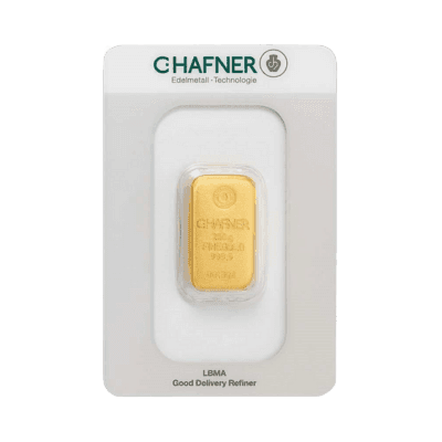 250 gram goudbaar C.Hafner