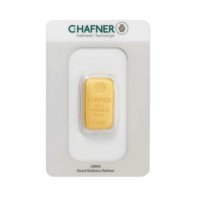 250 gram goudbaar C.Hafner