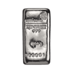 250 gram zilverbaar LBMA 1