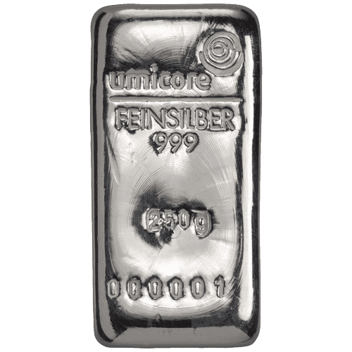 250 gram zilverbaar Umicore