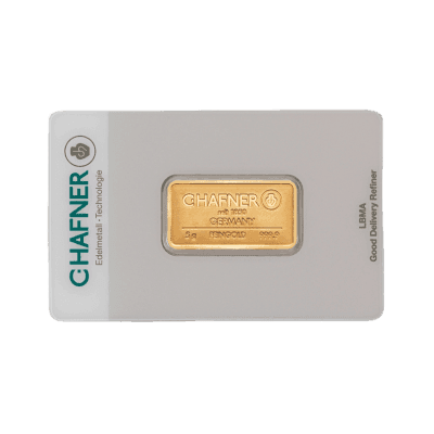 5 gram goudbaar C.Hafner