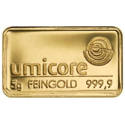 5 gram goudbaar LBMA