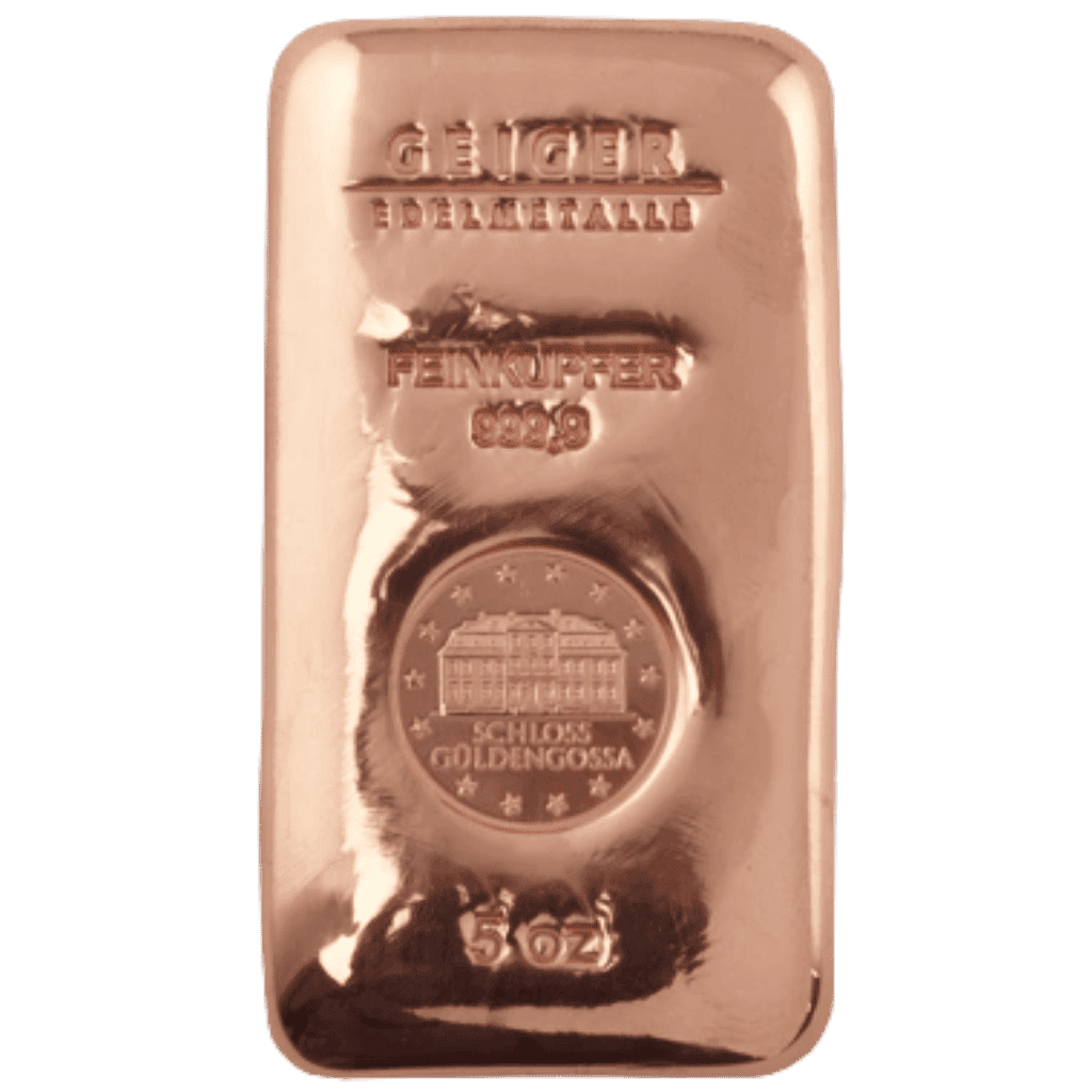 5 troy ounce koperbaar divers