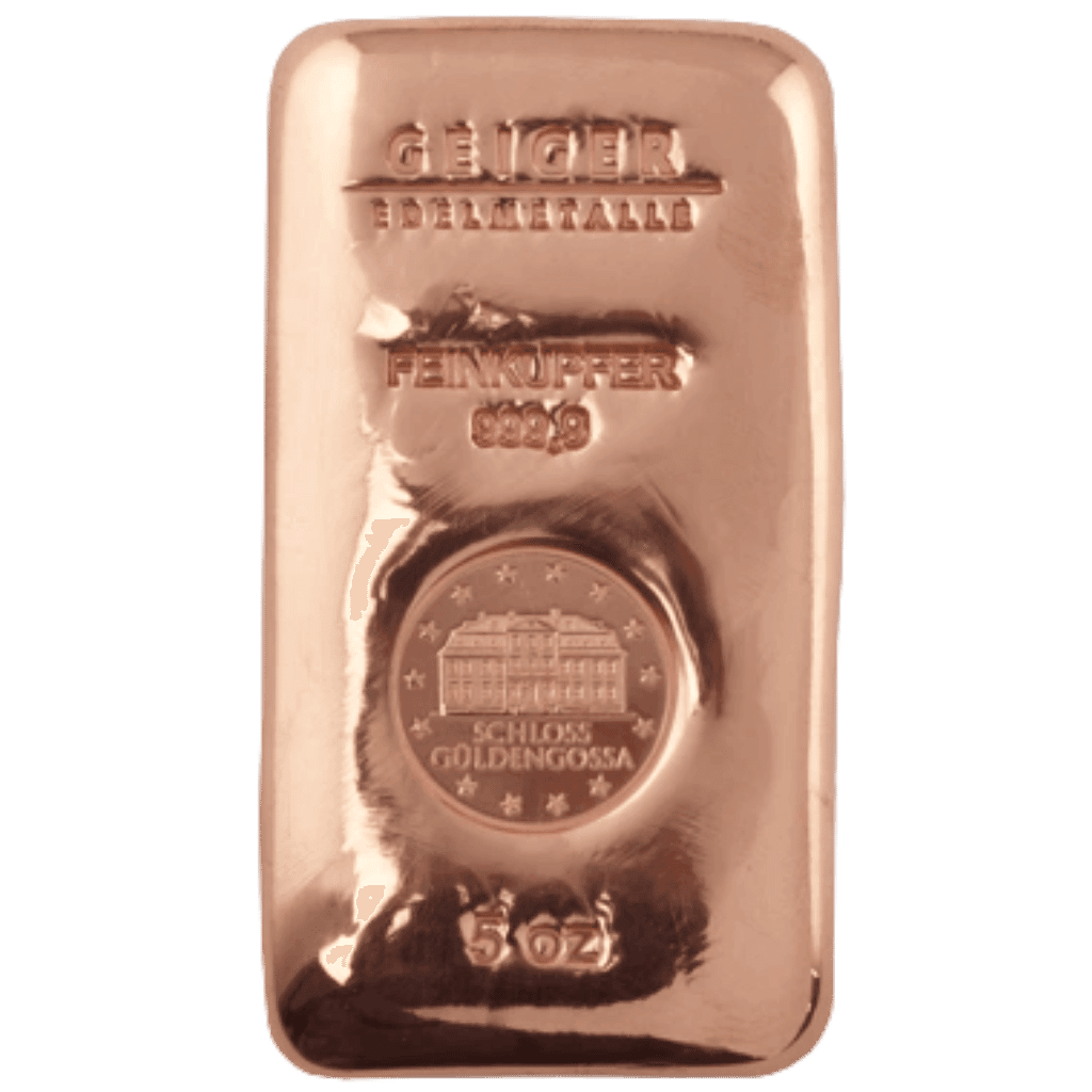 5 troy ounce koperbaar divers