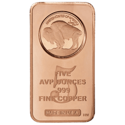 5 troy ounce koperbaar divers 2