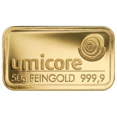 50 gram goudbaar LBMA