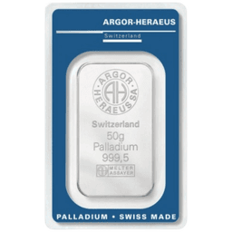 50 gram palladiumbaar LBMA 2