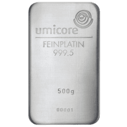 500 gram platinabaar LBMA 1