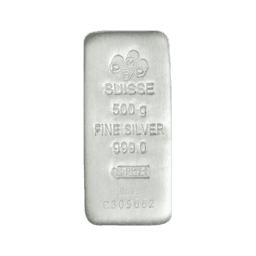 500 gram zilverbaar LBMA 2