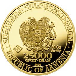 Noahs Ark goud 1/2 troy ounce 2